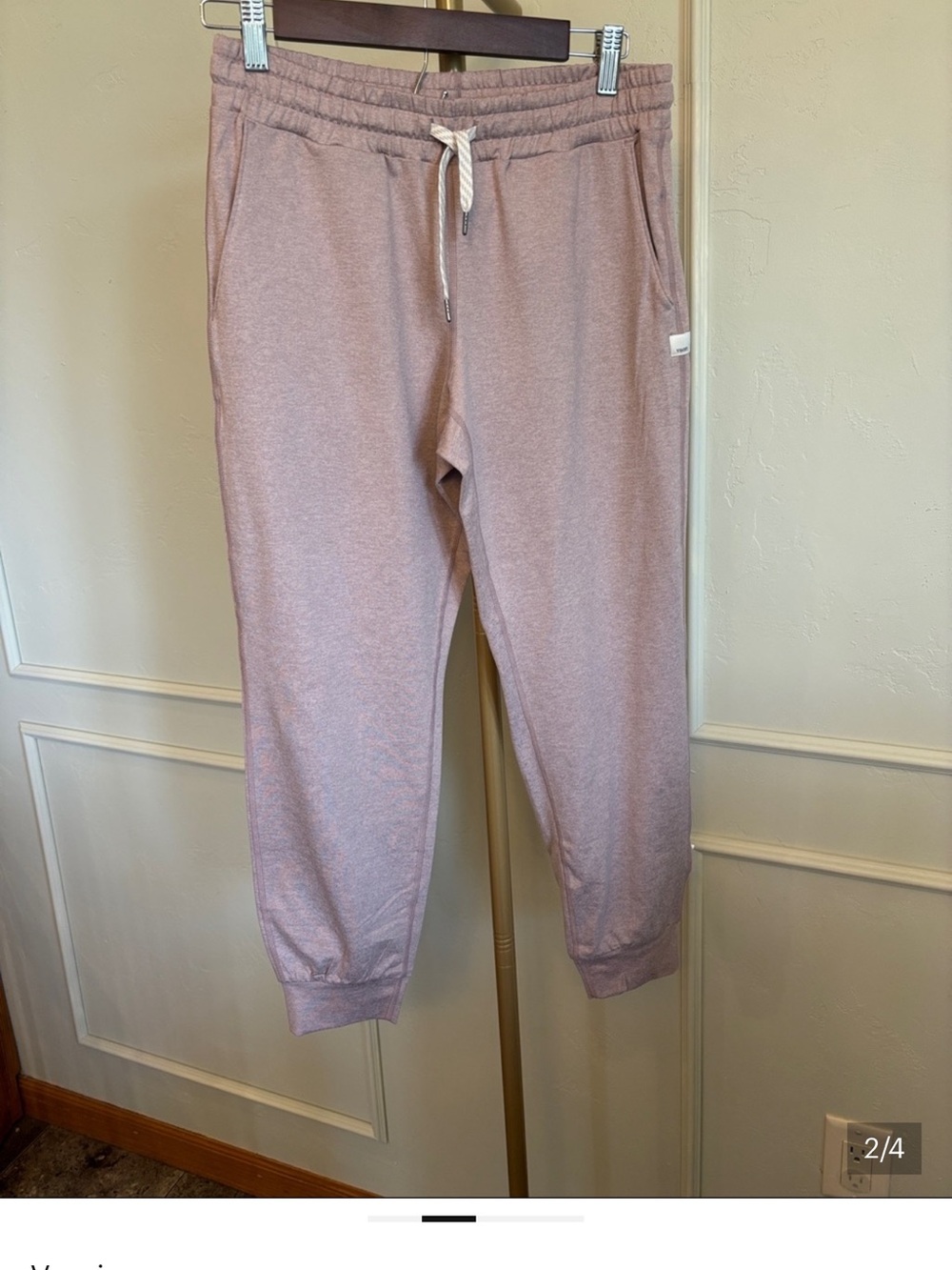 Vuori Light Pink/purple Jogger Track Pants